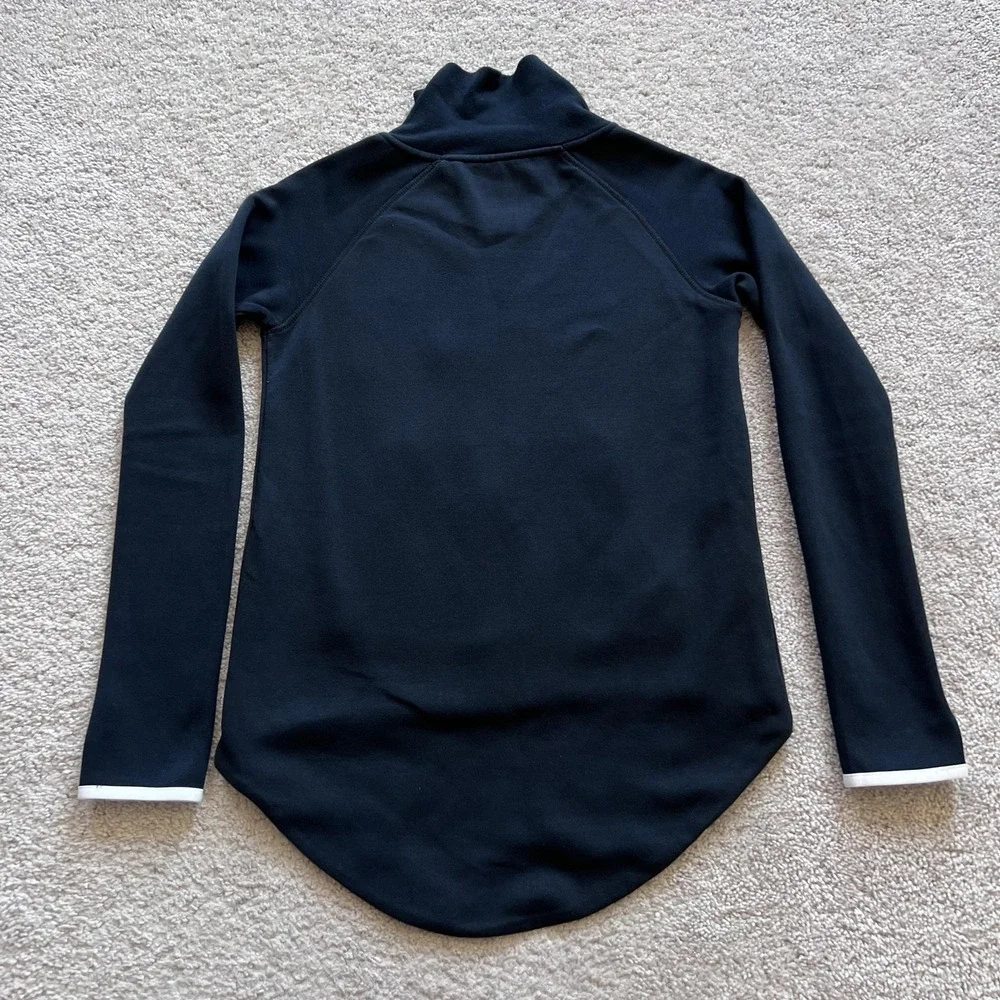 Nike Tech Moto Cape Full Zip Sweatshirt Womens XS Blue High Neck 642688-010